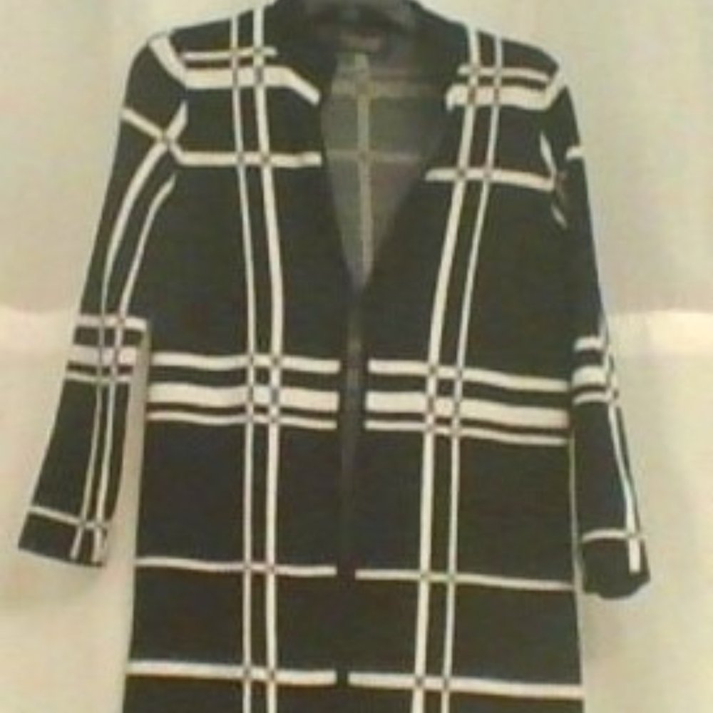 Black and white tunic
